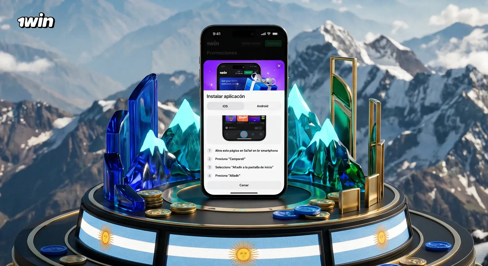1win App: acceso desde Android e iOS